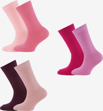 Regular Chaussettes EWERS en violet : devant