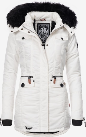 NAVAHOO Winter Jacket 'Schätzchen' in White: front