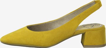 MARCO TOZZI Slingback pumps in Yellow