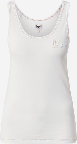 Lee Top 'PRIDE TANK' in Weiß: predná strana