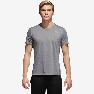 ADIDAS PERFORMANCE Funktionsshirt 'Response Soft' in Grau: predná strana