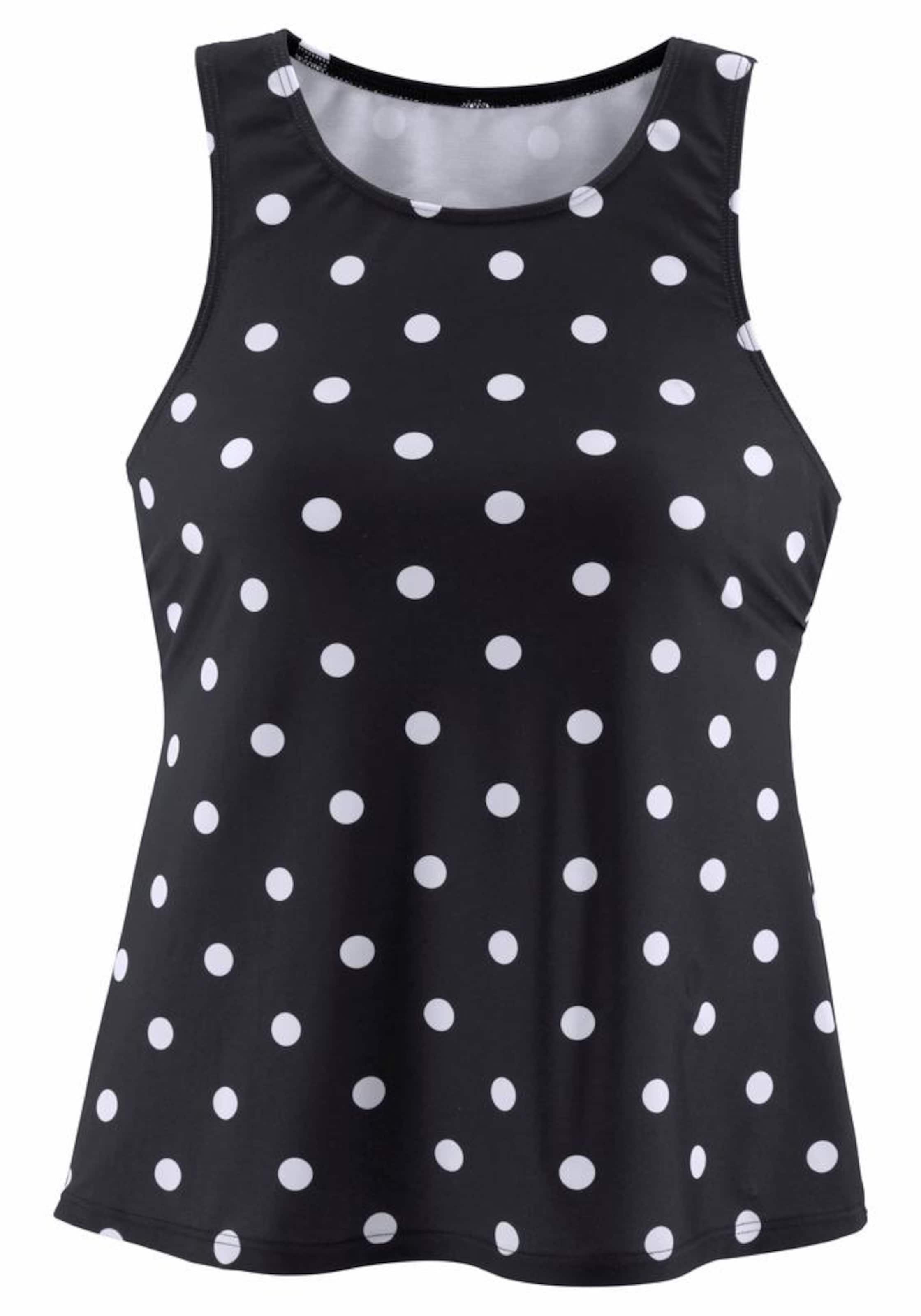 LASCANA Bygelfri Tankinitopp i svart: framsida