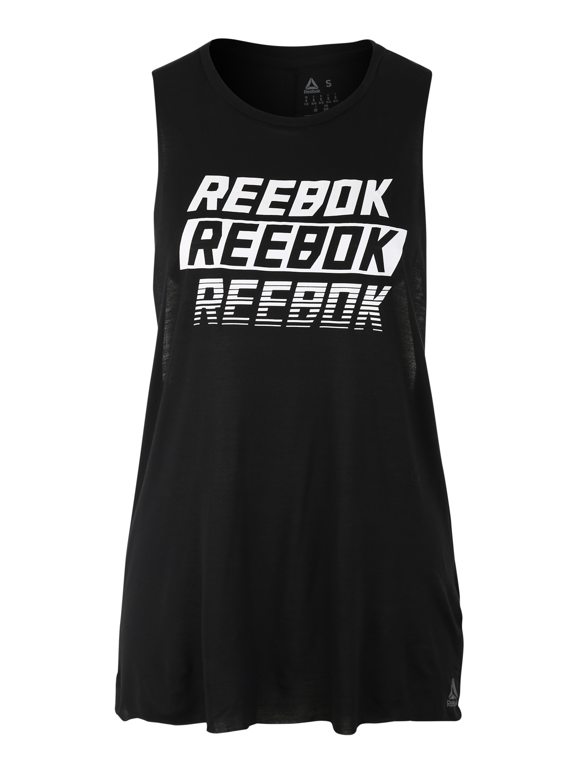 REEBOK - Sporttop 'S Reebok Muscle' in de kleur Zwart