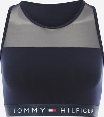 Tommy Hilfiger Underwear Бюстье Бюстгальтер в Синий: спереди