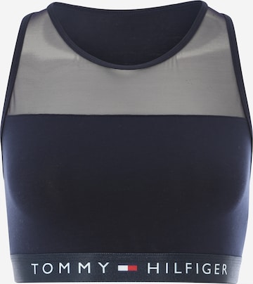 Tommy Hilfiger Underwear صدرية حمالة صدر بلون أزرق: الأمام