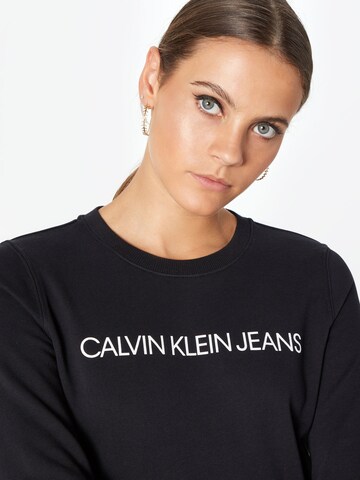 Calvin Klein Jeans Sweatshirt in Schwarz