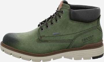 FRETZ MEN Lace-Up Boots in Green
