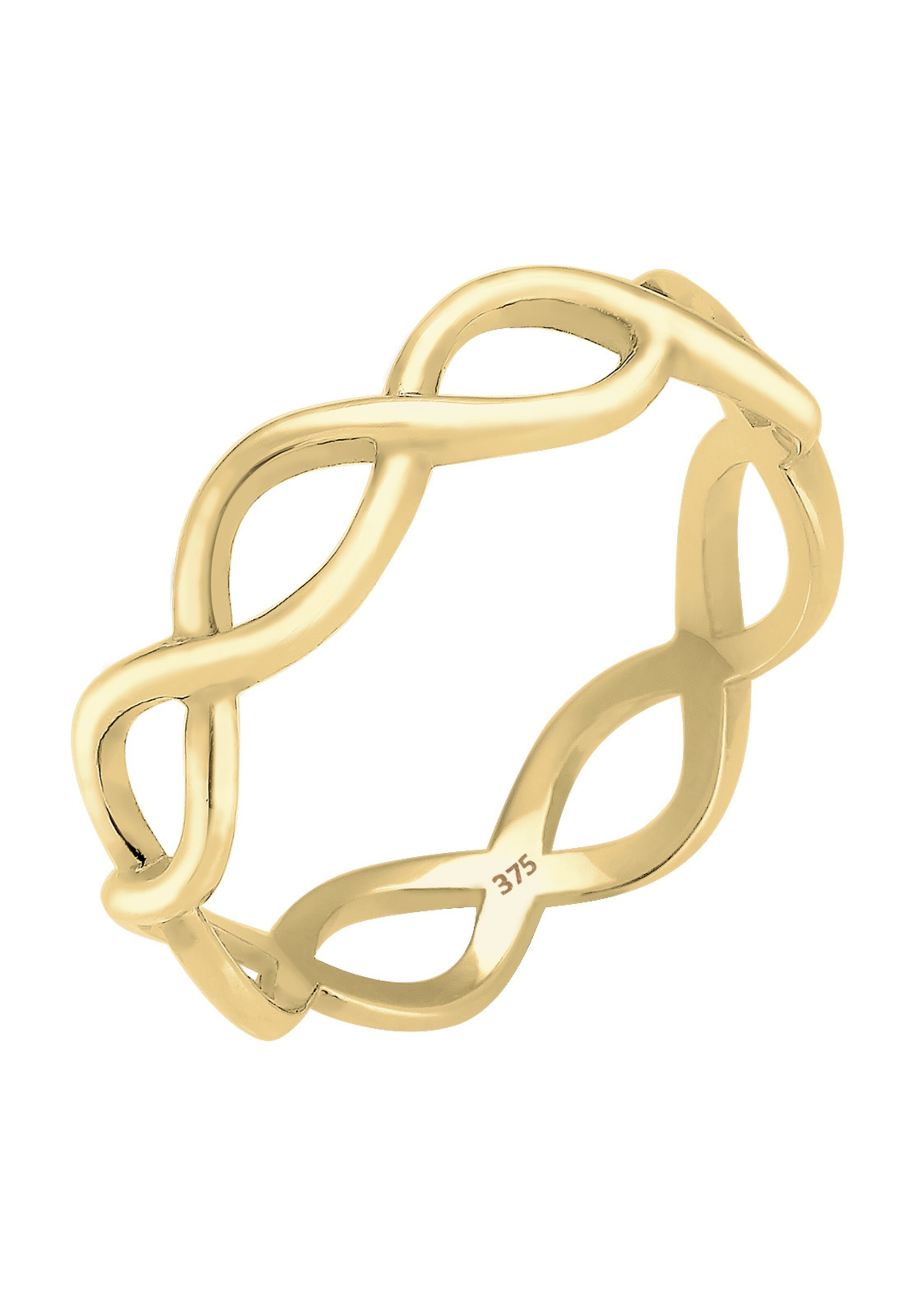 ELLI PREMIUM Ring 'Infinity' in Gold: Vorderseite