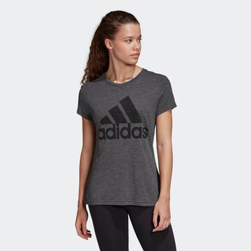 ADIDAS SPORTSWEAR - Camiseta funcional en gris: frente