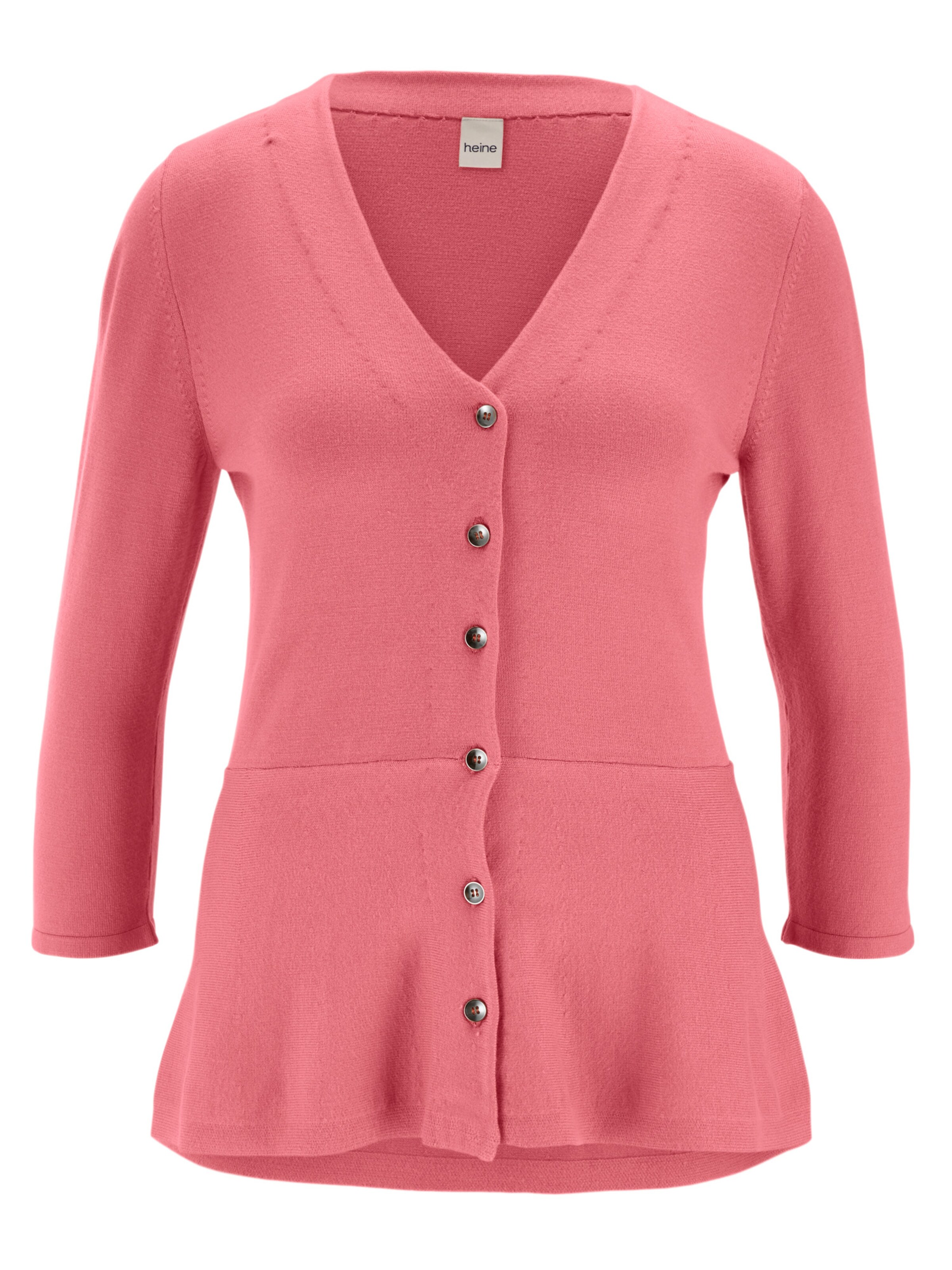 heine - Gebreid vest in de kleur Pitaja roze