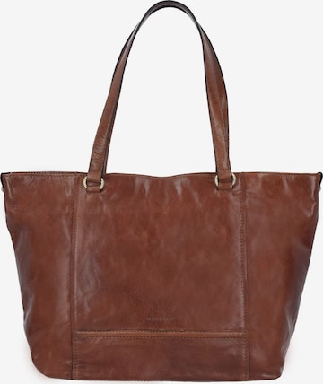 GERRY WEBER Shopper 'Lugano' in Bruin: voorkant