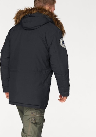 juoda ALPHA INDUSTRIES Žieminė parka 'Polar'