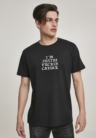 Tricou de la Mister Tee pe negru: față