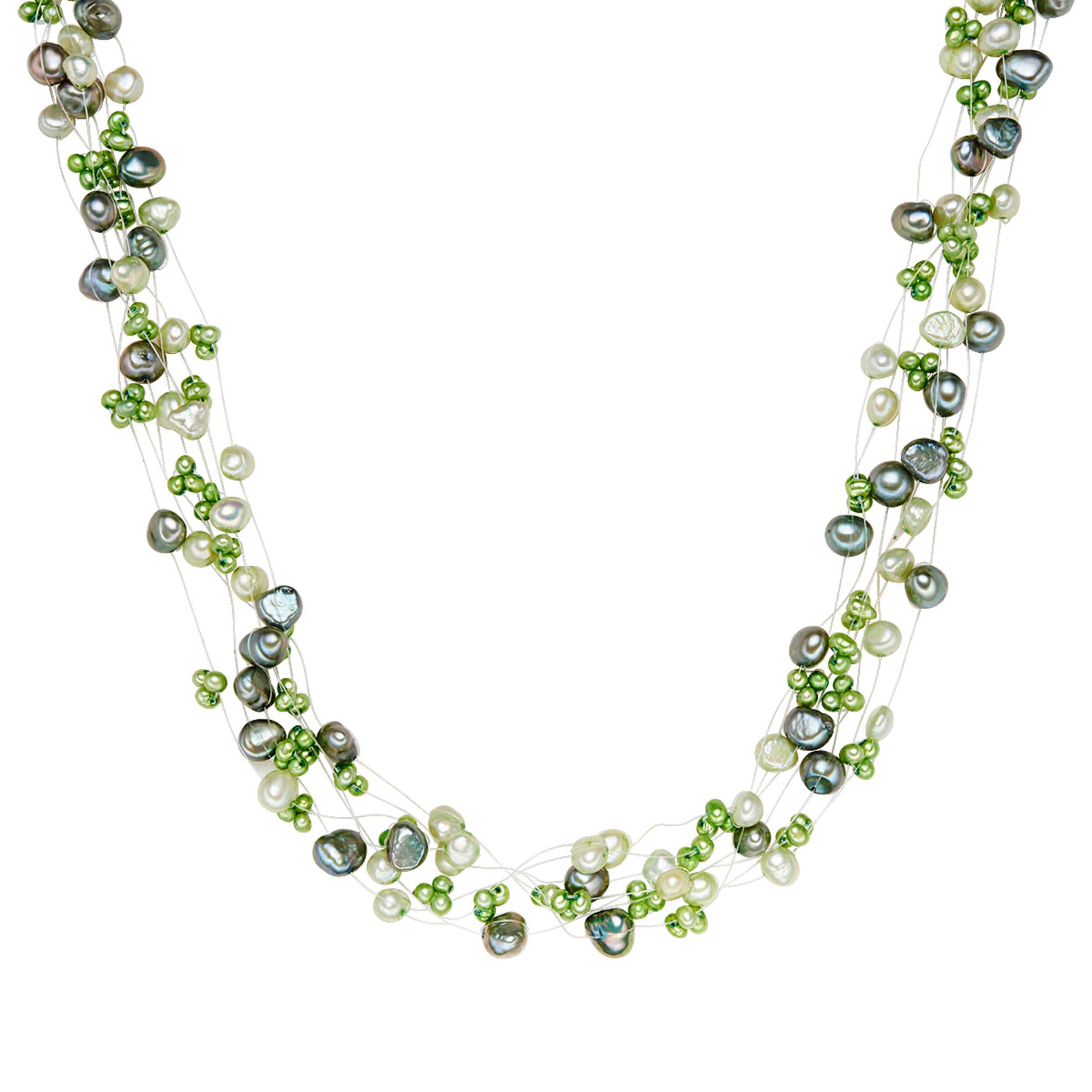 Valero Pearls - Cadena en verde: frente