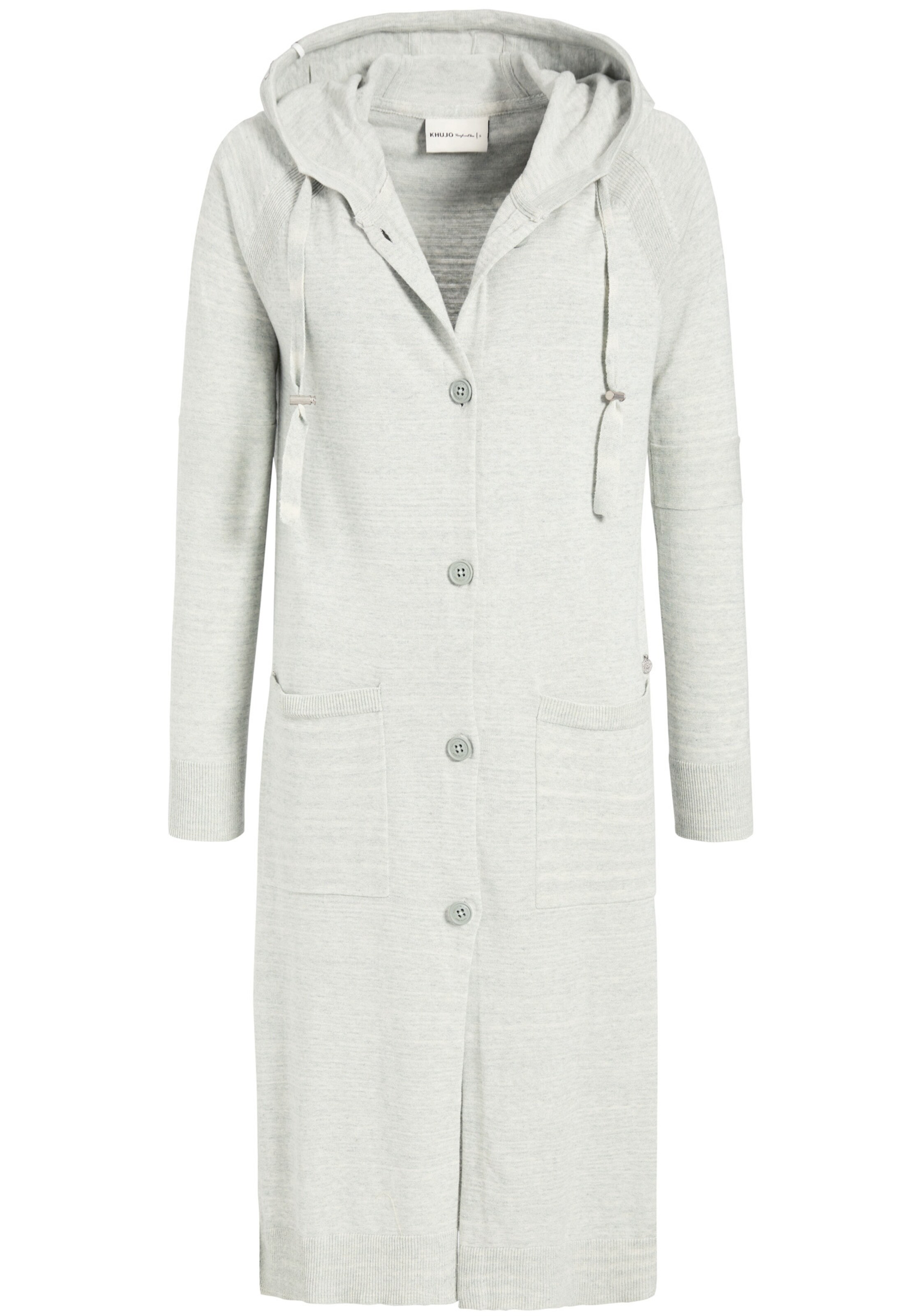 khujo - Gebreid vest 'Aletta' in de kleur Pastelgroen