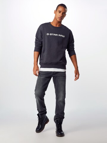G-STAR Regular Jeans '3301 Straight' in Zwart