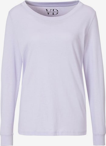 VIVANCE Pajama shirt in Purple: front