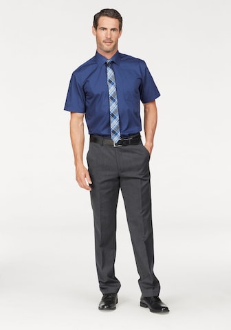 Man's World Regular Fit Hemd in Blau