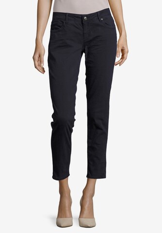 Betty & Co Slim fit Pants in Blue: front