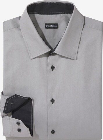 BRUNO BANANI Regular fit Business Shirt in Grey