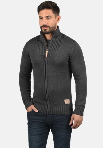 !Solid Strickjacke 'Poul' in Grau: predná strana