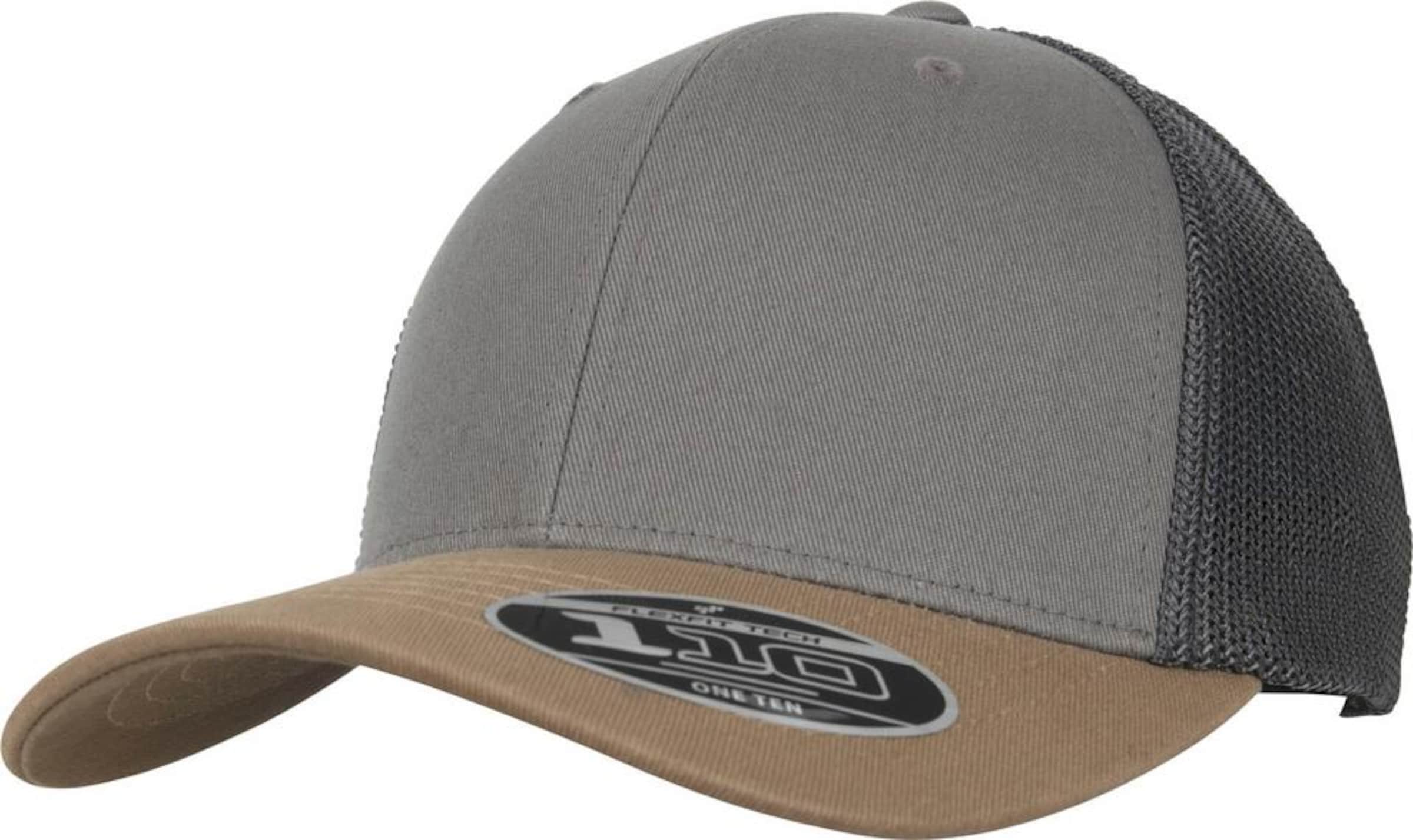 Flexfit Pet '110 Trucker' in Bruin: voorkant