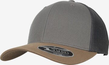 Casquette '110 Trucker' Flexfit en marron : devant