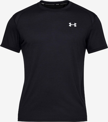 Coupe regular T-Shirt fonctionnel 'Streaker' UNDER ARMOUR en noir : devant