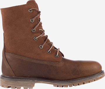 TIMBERLAND Lace-up bootie in Brown: side