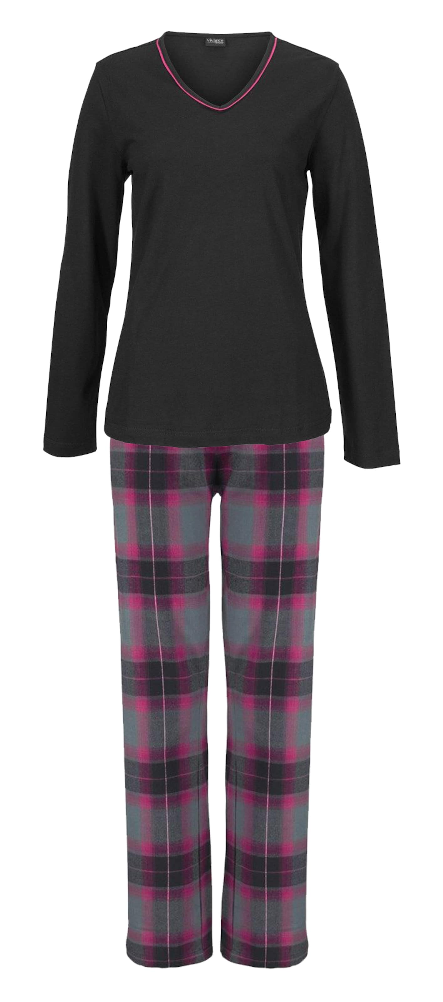 LASCANA Regular Pyjama värissä monivärinen: etupuoli