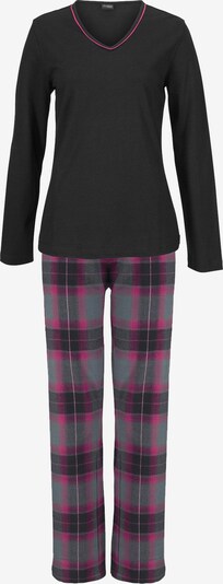 LASCANA Pajama in Grey / Purple / Black, Item view