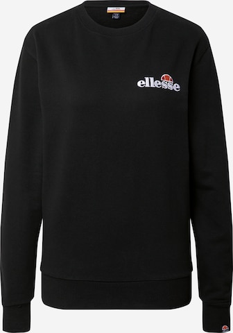 ELLESSE Sweatshirt 'TRIOME' in Zwart: voorkant