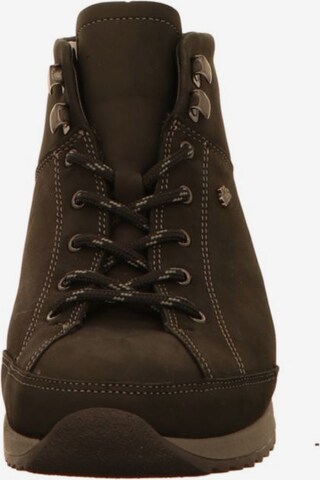 Finn Comfort Lace-Up Ankle Boots in Brown