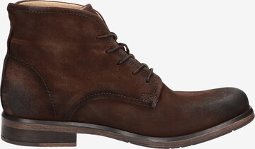 SANSIBAR Lace-Up Boots in Brown