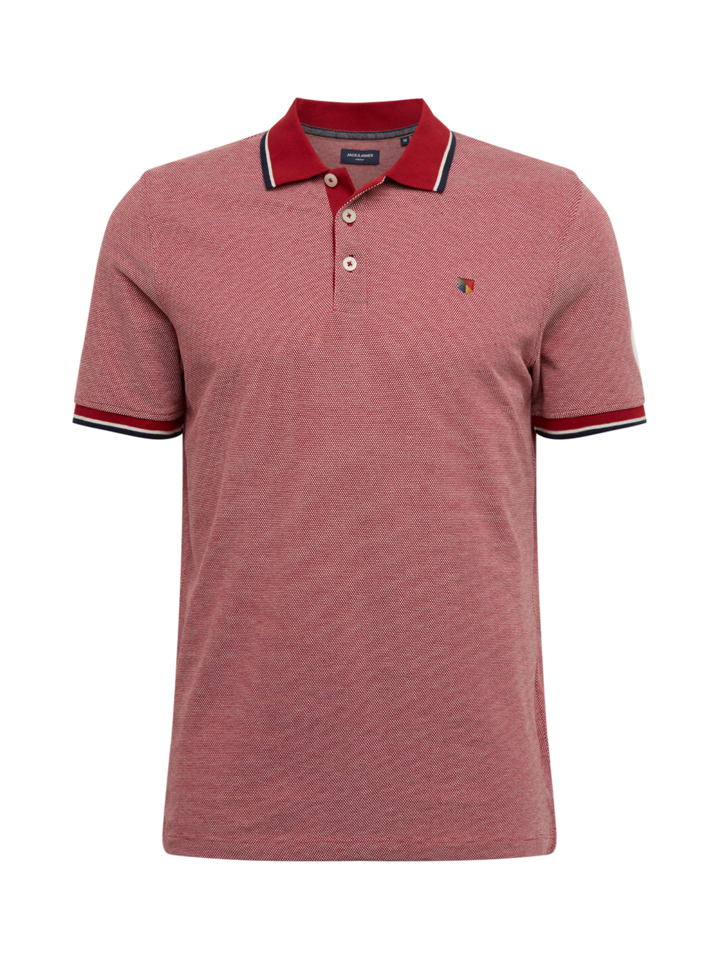 JACK & JONES Poloshirt 'JJBluwin' in Rot: Vorderseite