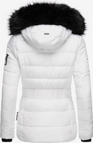 NAVAHOO Winter Jacket 'Zuckerbiene' in White