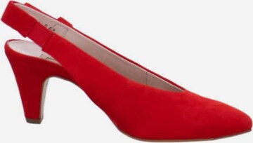 Paul Green Slingback Pumps in Red