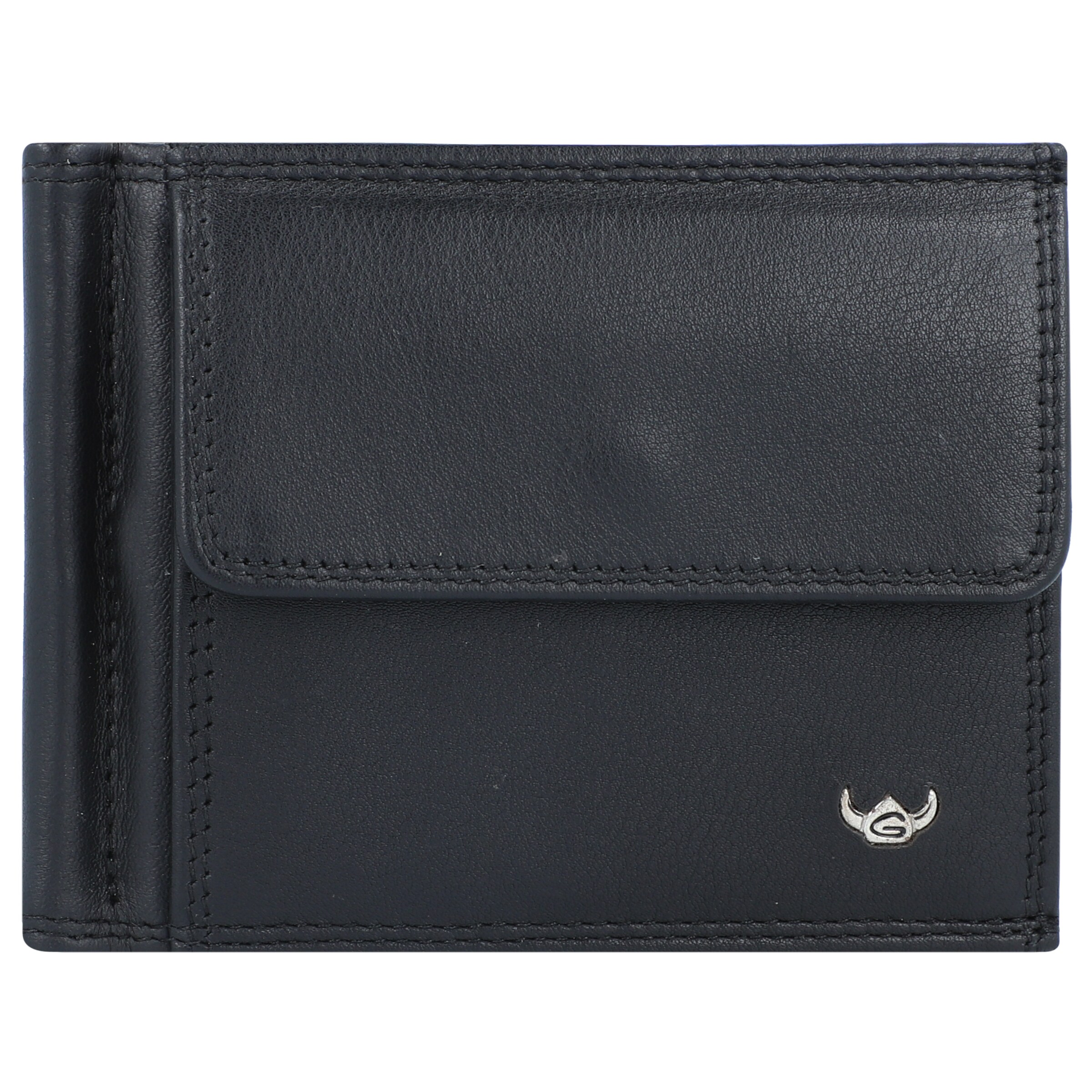 GOLDEN HEAD Geldbörse 'Polo' in Schwarz: Vorderseite