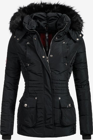 MARIKOO Зимняя куртка 'Vanilla' в Черный: спереди