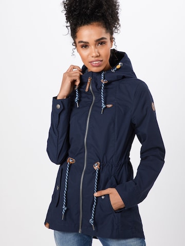 Ragwear Between-Season Jacket 'Monadis' in Blue: front