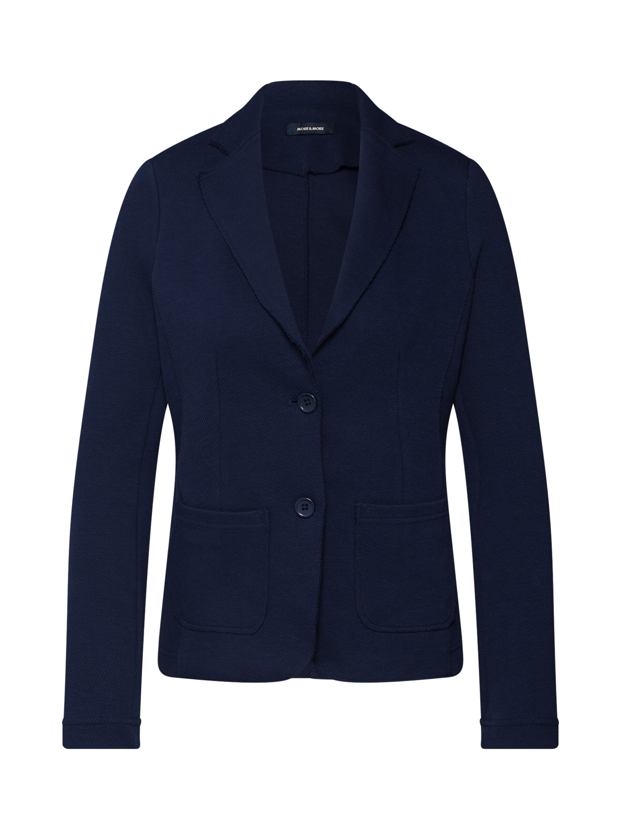 MORE & MORE - Blazers 'Piqué' in de kleur Marine