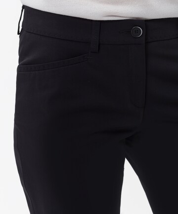 BRAX Slimfit Pantalon 'Maron' in Zwart