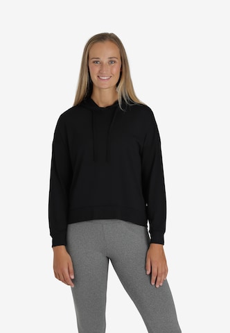 ENDURANCE ATHLECIA Athletic Sweatshirt 'Singo' in Black: front