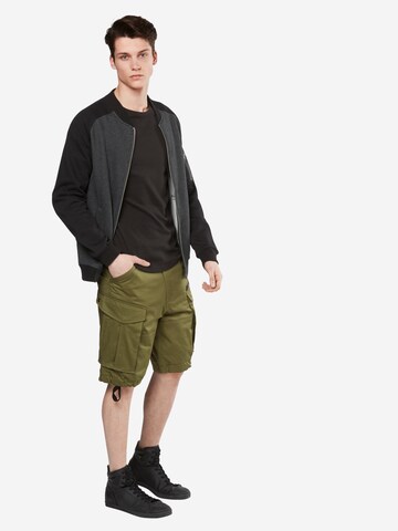 Loosefit Pantalon cargo 'Rovic Relaxed' G-Star RAW en vert