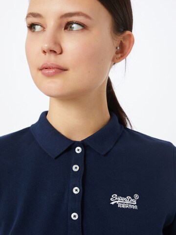 Superdry Poloshirt in Blau