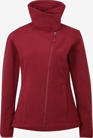 JACK WOLFSKIN Outdoor Jacket 'Element Valley' in Red: front