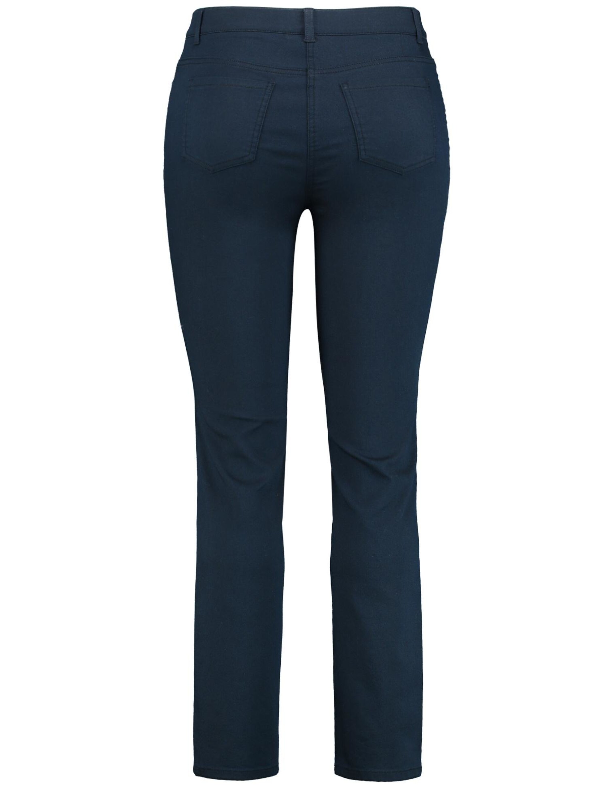 Coupe slim Pantalon 'Betty' SAMOON en bleu