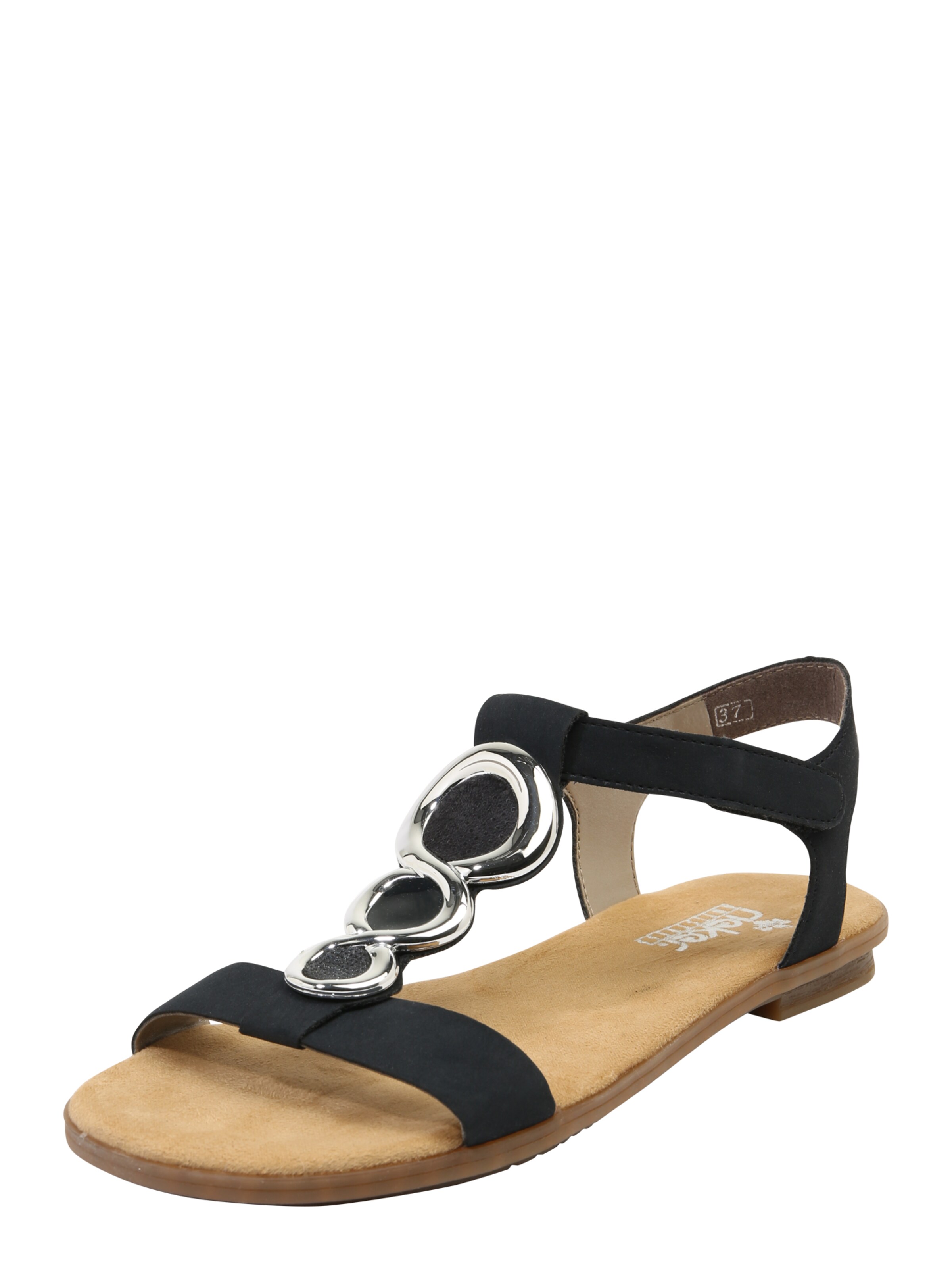 Rieker Strap Sandals in Blue: front