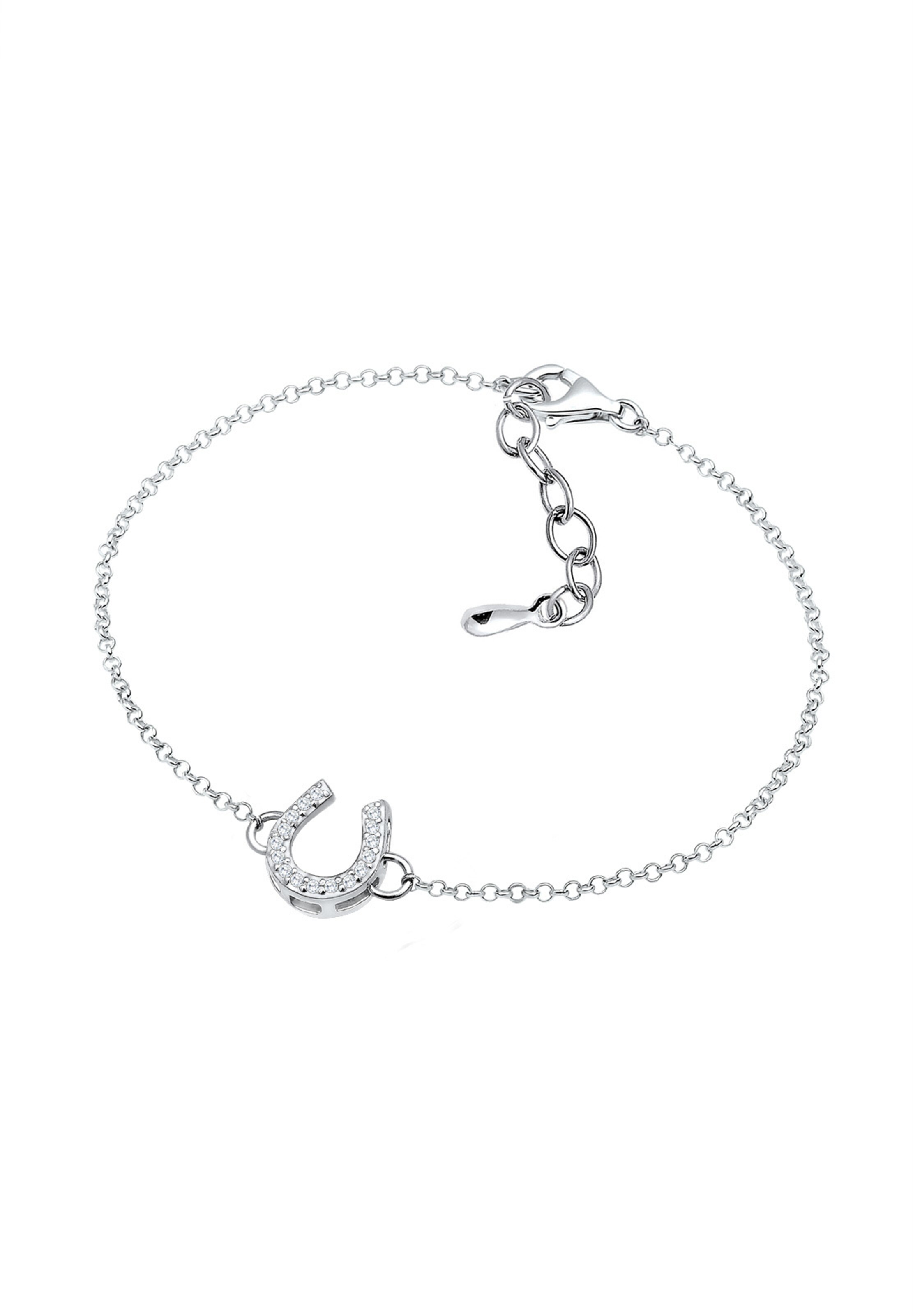 ELLI Armband 'Hufeisen' in Silber
