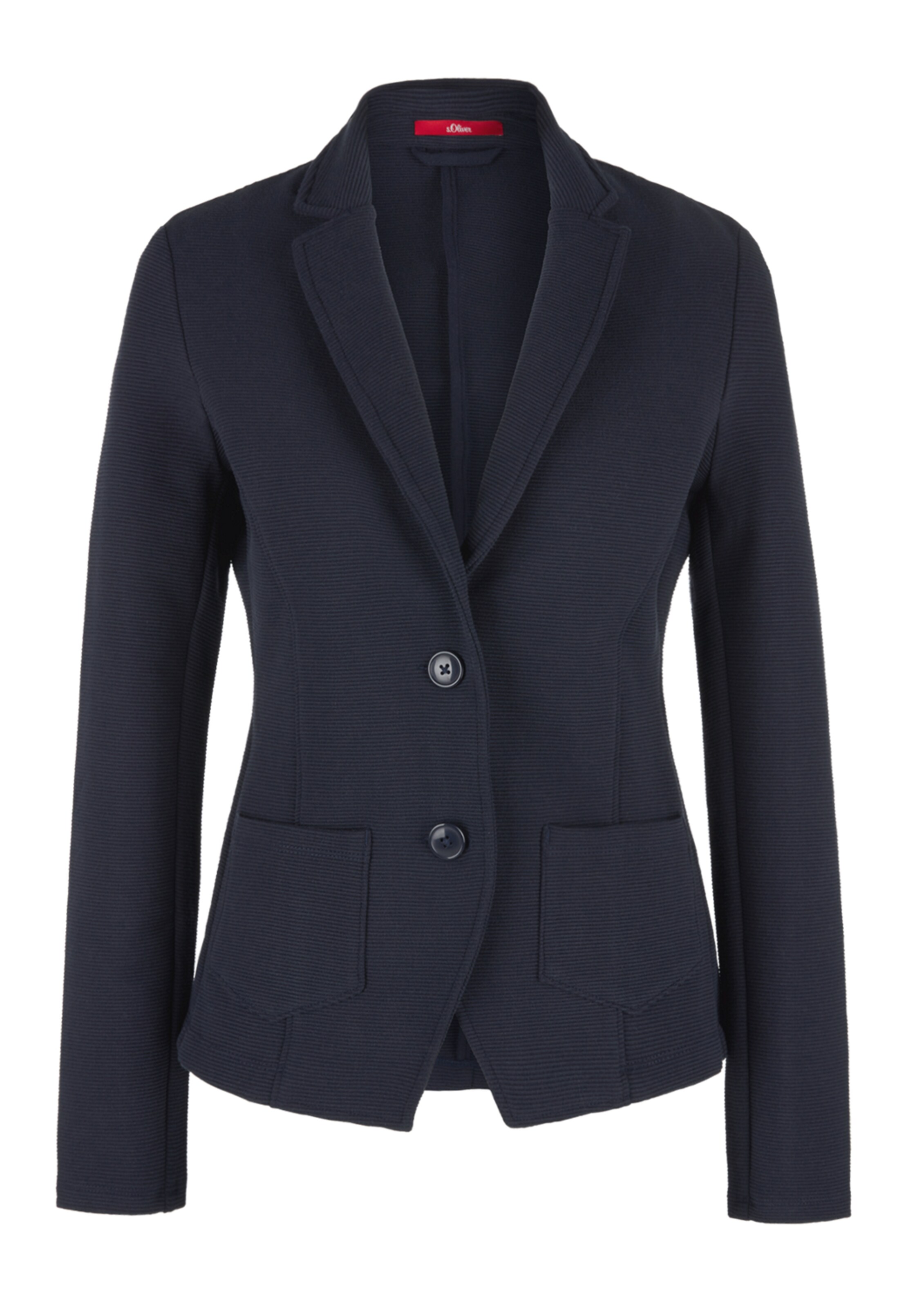s.Oliver - Sweatblazer in dunkelblau